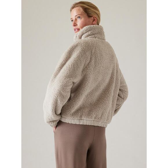 ATHLETA Women's Tugga Sweatshirt Size M In Abalone - Picture 3 of 12